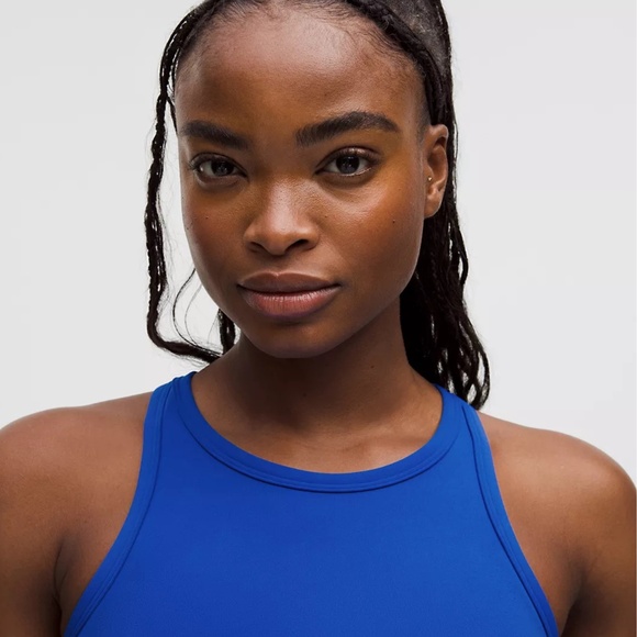Lululemon Align Waist Length Racerback Tank Top size 8 Galactic Cobalt - Picture 7 of 7